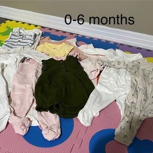 Baby girl clothes 0-12 months